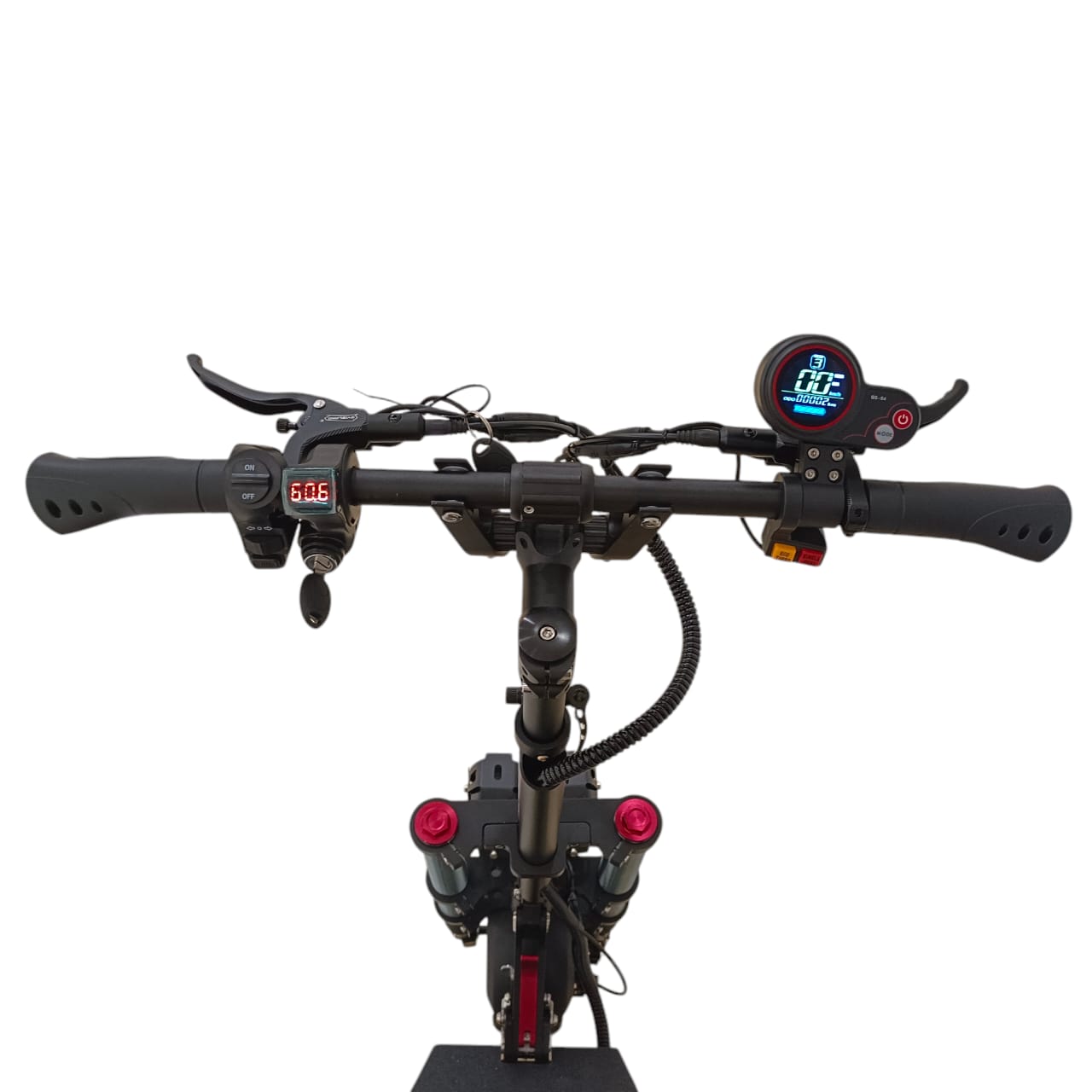 WindHorse H2 LCD display and handlebar controls