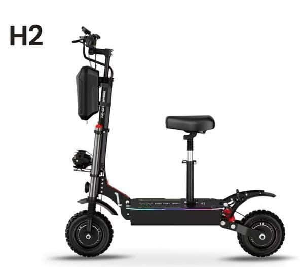 WindHorse H2 side profile off-road electric scooter