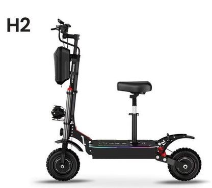 WindHorse H2 side profile off-road electric scooter