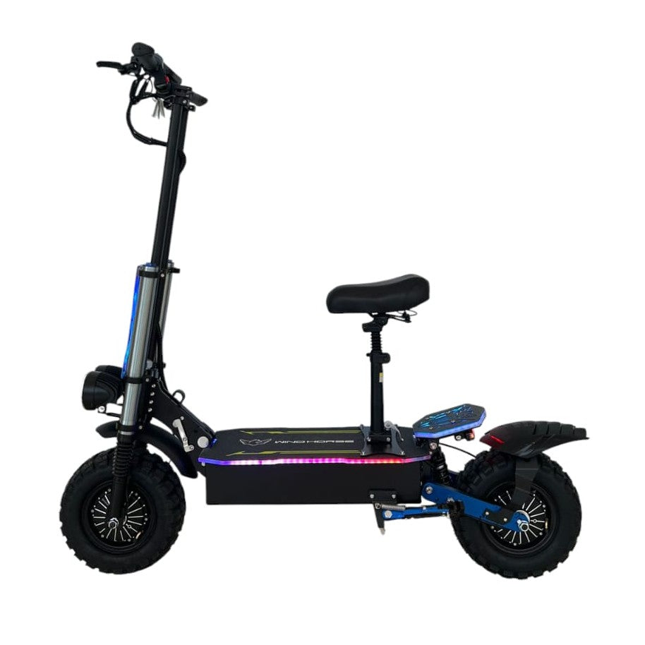 Windhorse H3 Dual Motor E-Scooter with Full body RGB Lights