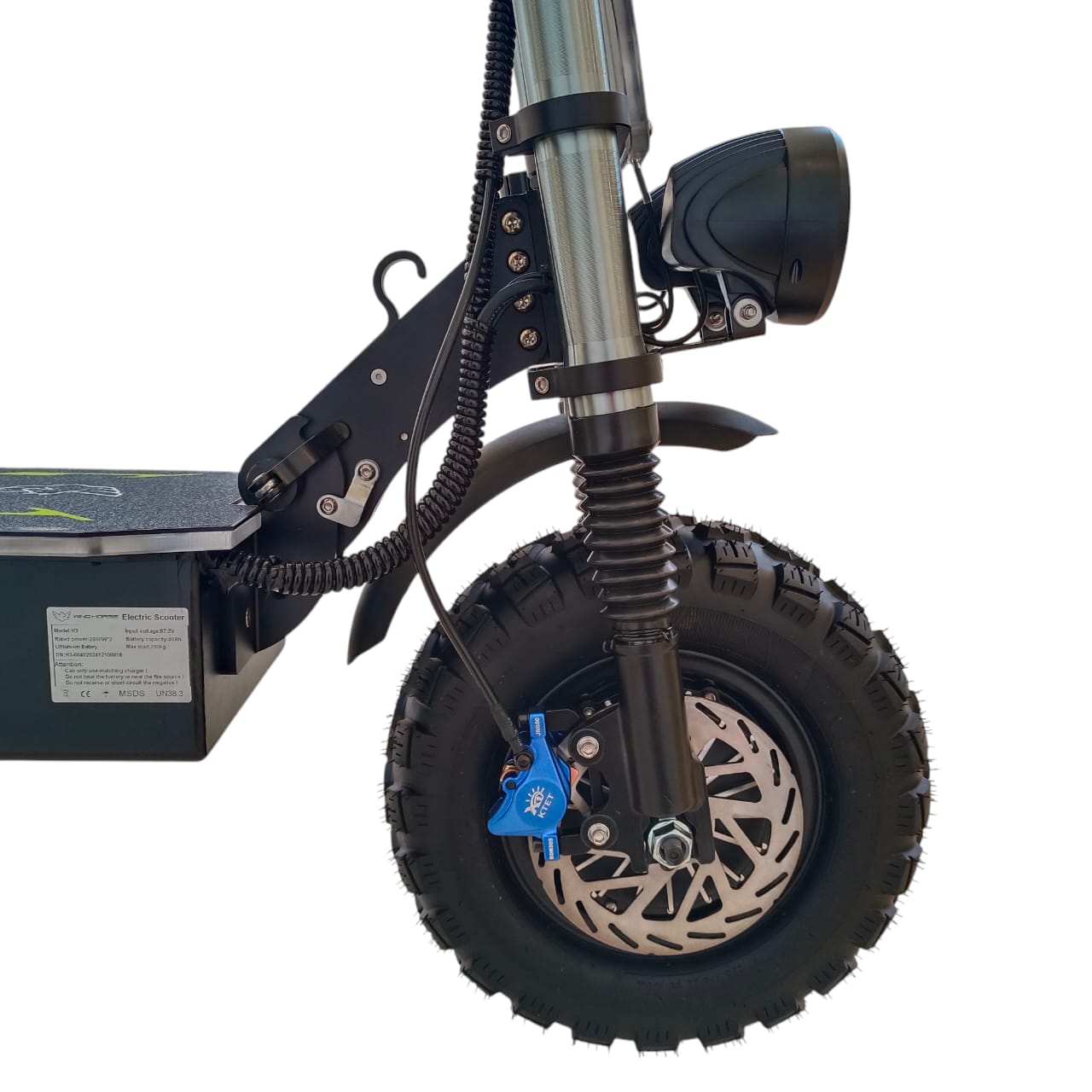 front fat tire with suspension