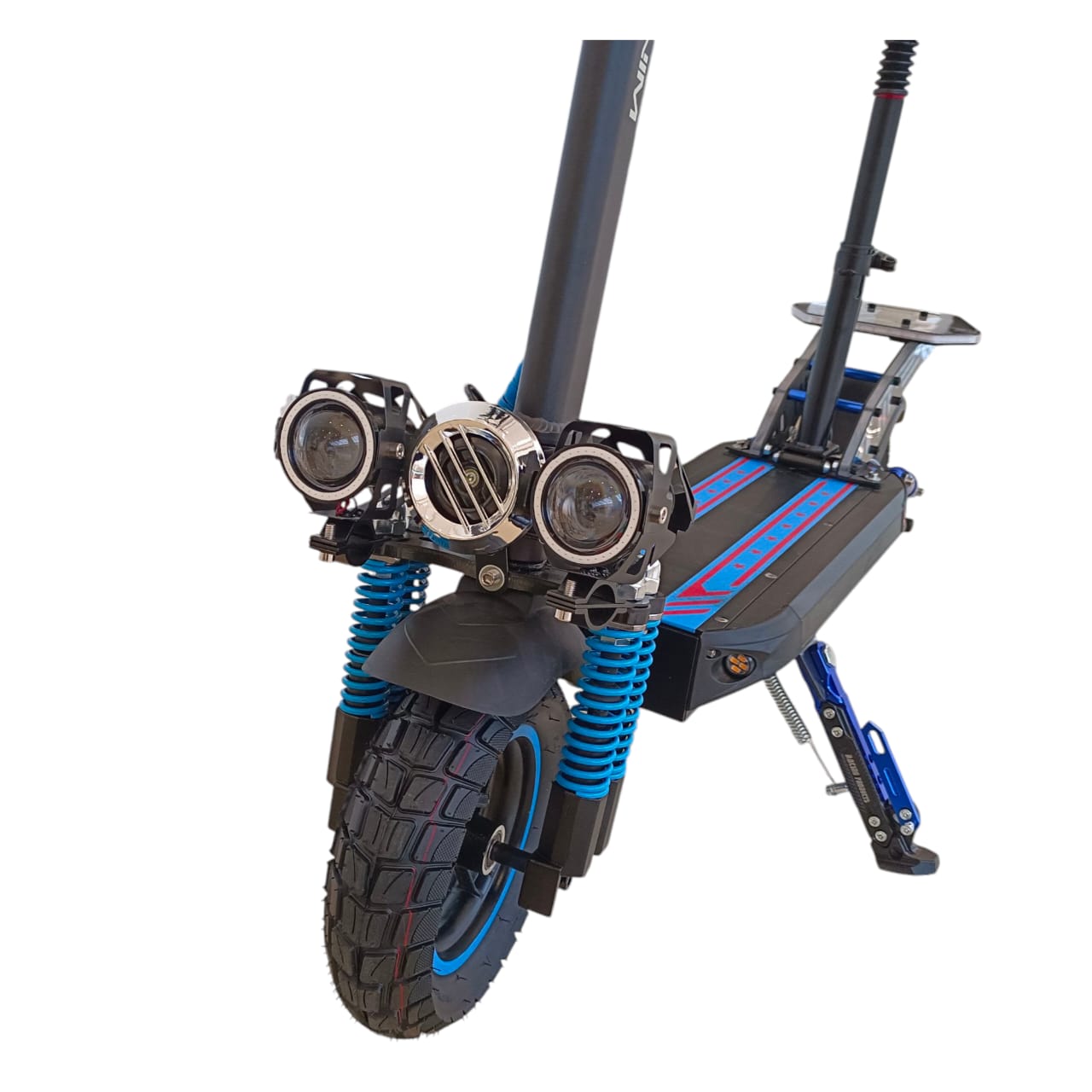 WindHorse H5 Plus dual LED headlights close-up