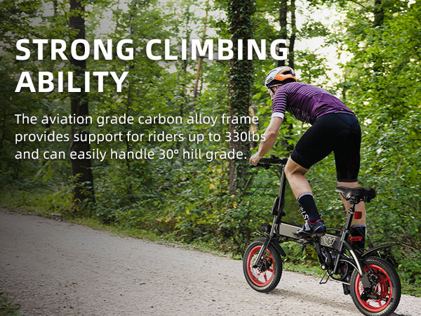 C19 Single Seater Foldable E-Bike with Pedals-GIGILHUB