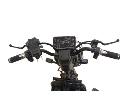 RockFlock W7 Electric Trike Handlebar, Digital Display & Mobile Phone Holder