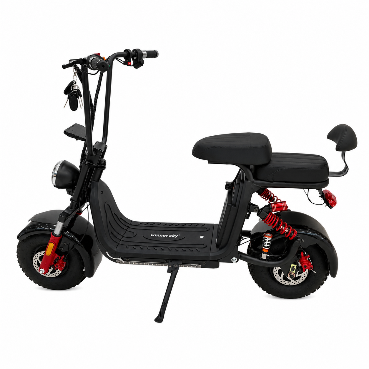 Winner Sky MD-3 Fat Tires Dual Seat Harley Electric Bike | Max Speed 55 Km/h |