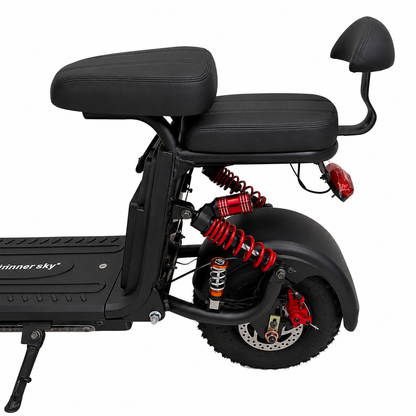 Winner Sky MD-3 Fat Tires Dual Seat Harley Electric Bike | Max Speed 55 Km/h |