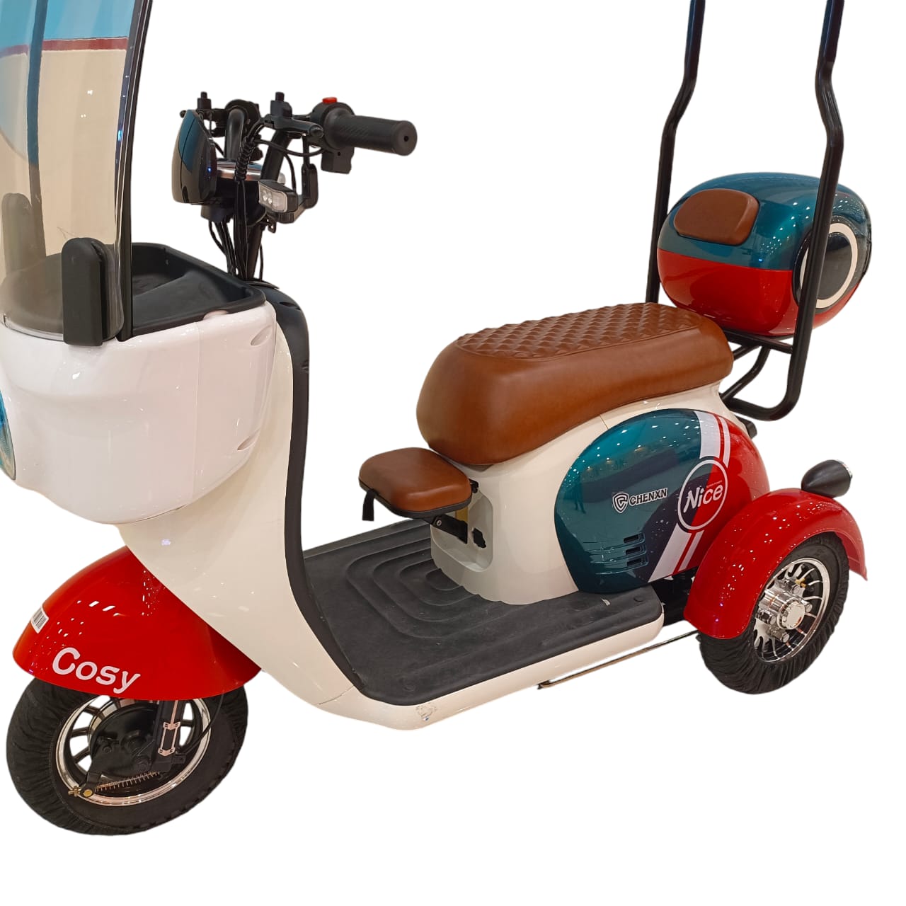 V1 Tri-Wheel Two Seater E-Bike With Roof-GIGILHUB