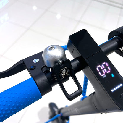 M365 Pro electric scooter LCD display showing speed and battery level