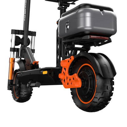 Kugoo M5 Pro Rear View Showing Lockable Storage Box