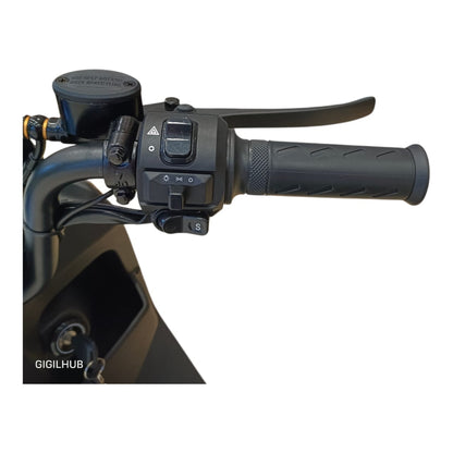 M5 Pro Max E-Bike right handlebar controls