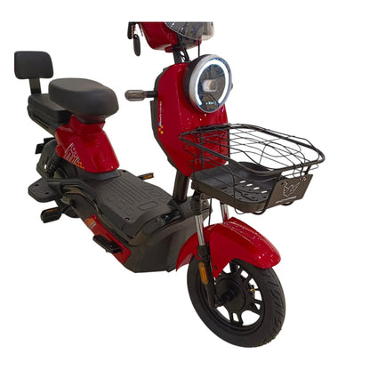 WindHorse M6 premium electric bike with front storage basket