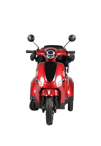 CM-02 Tri Wheel Mobility E-Bike front view with LED headlight