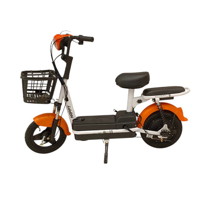 RockFlock W4 Two Seater Pedal Assisted E-Bike with Front Basket