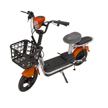 RockFlock W4 Two Seater Pedal Assisted E-Bike with Front Basket