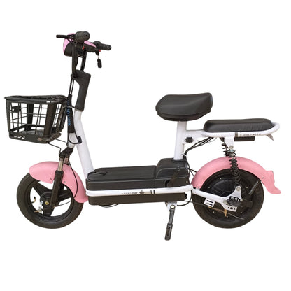 RockFlock W4 Two Seater Pedal Assisted E-Bike with Front Basket