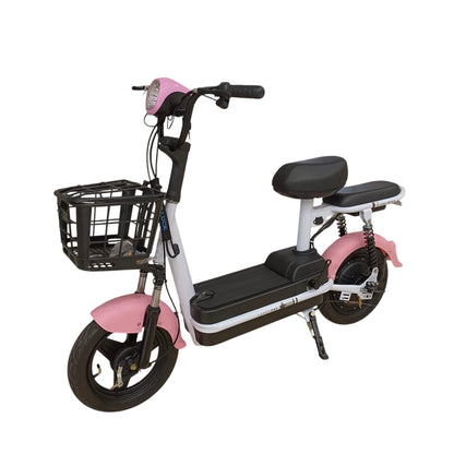 RockFlock W4 Two Seater Pedal Assisted E-Bike with Front Basket