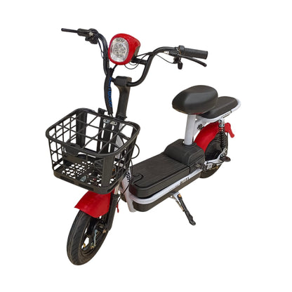 RockFlock W4 Two Seater Pedal Assisted E-Bike with Front Basket