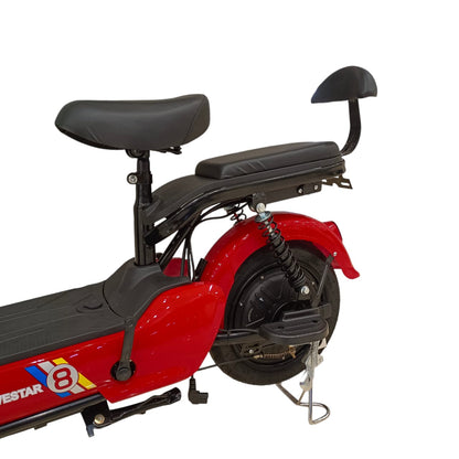 RockFlock W2 Two Seater Pedal Assisted E-Bike with Front Basket