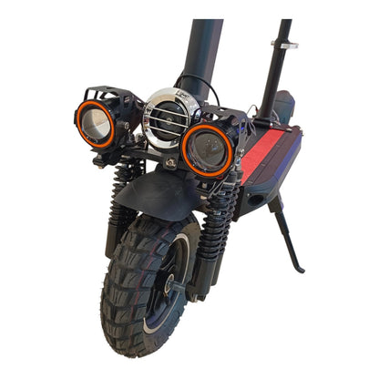 front tire and front lights