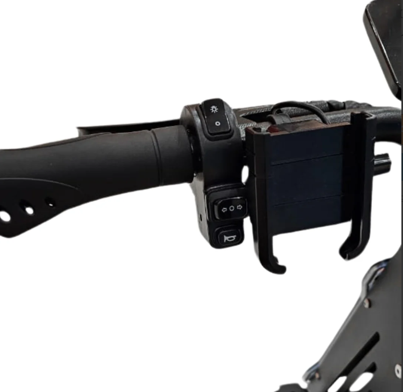 T5 Monster handlebar controls with phone holder