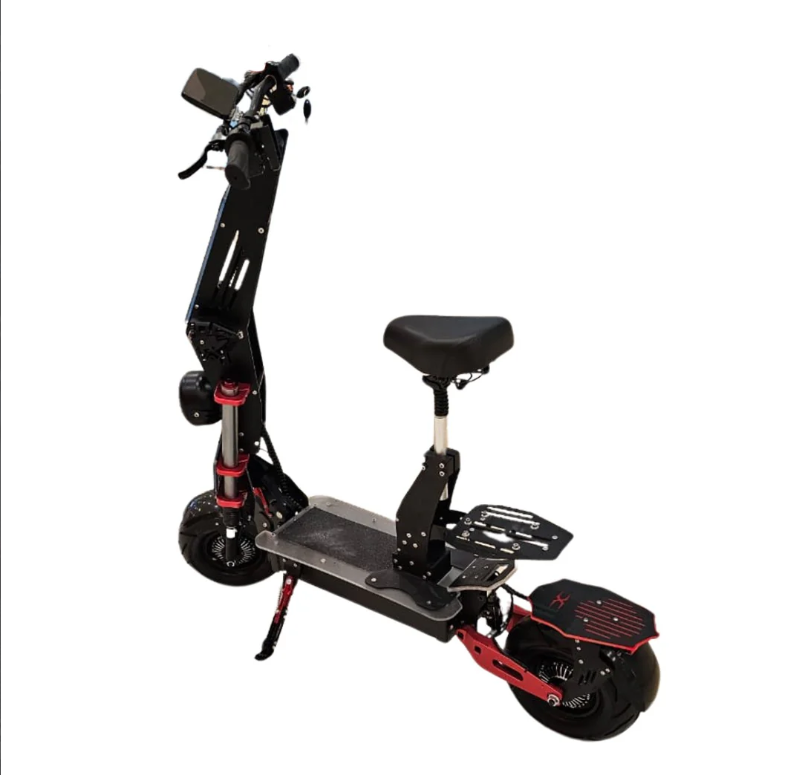 5 Monster 8000W electric scooter rear three-quarter view