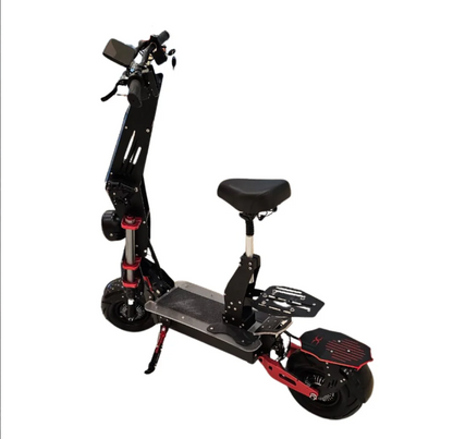 5 Monster 8000W electric scooter rear three-quarter view