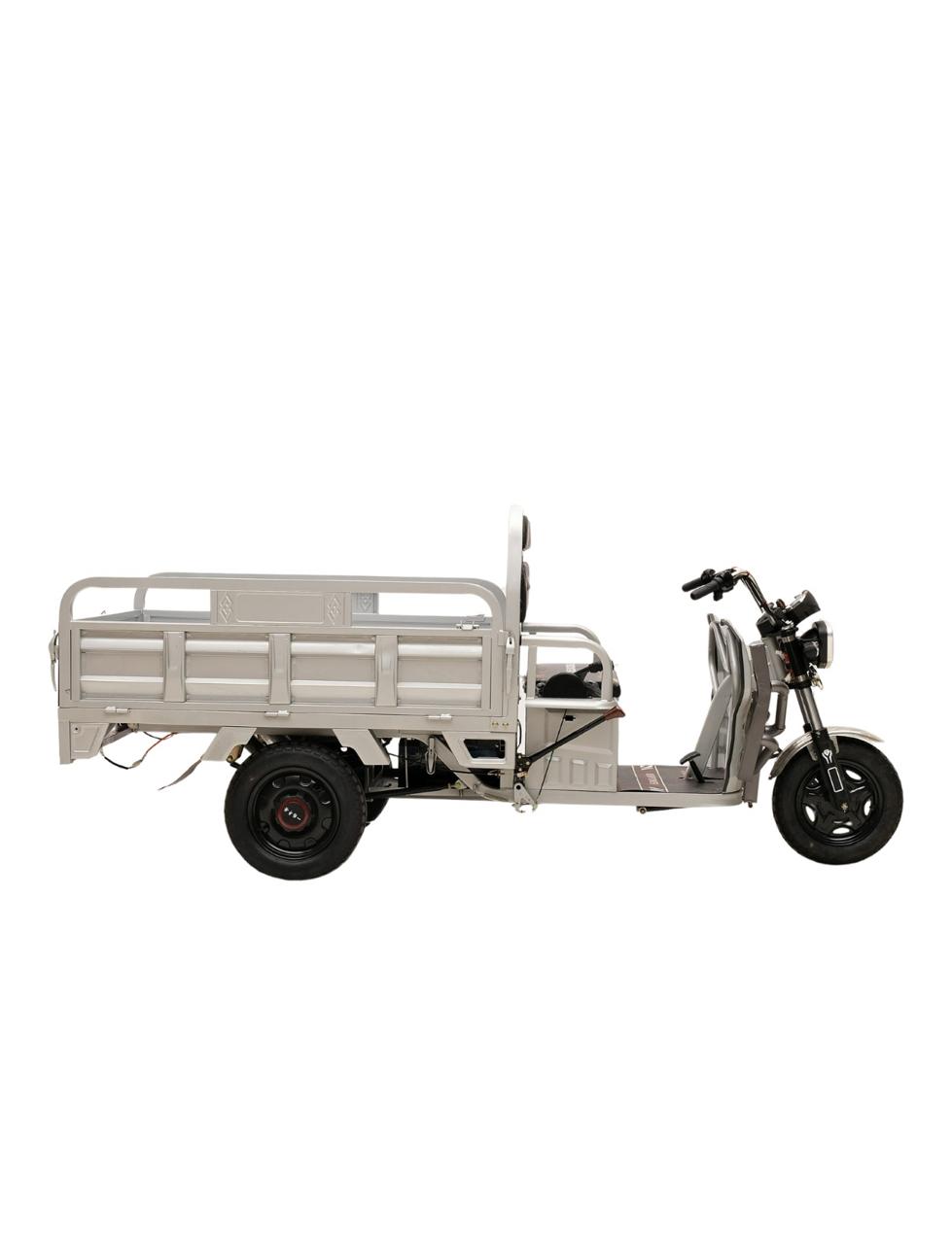 1.6 Mtr Gray Color Commercial electric cargo bike for warehouse and delivery operations