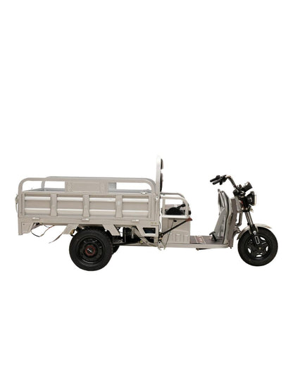 1.6 Mtr Gray Color Commercial electric cargo bike for warehouse and delivery operations