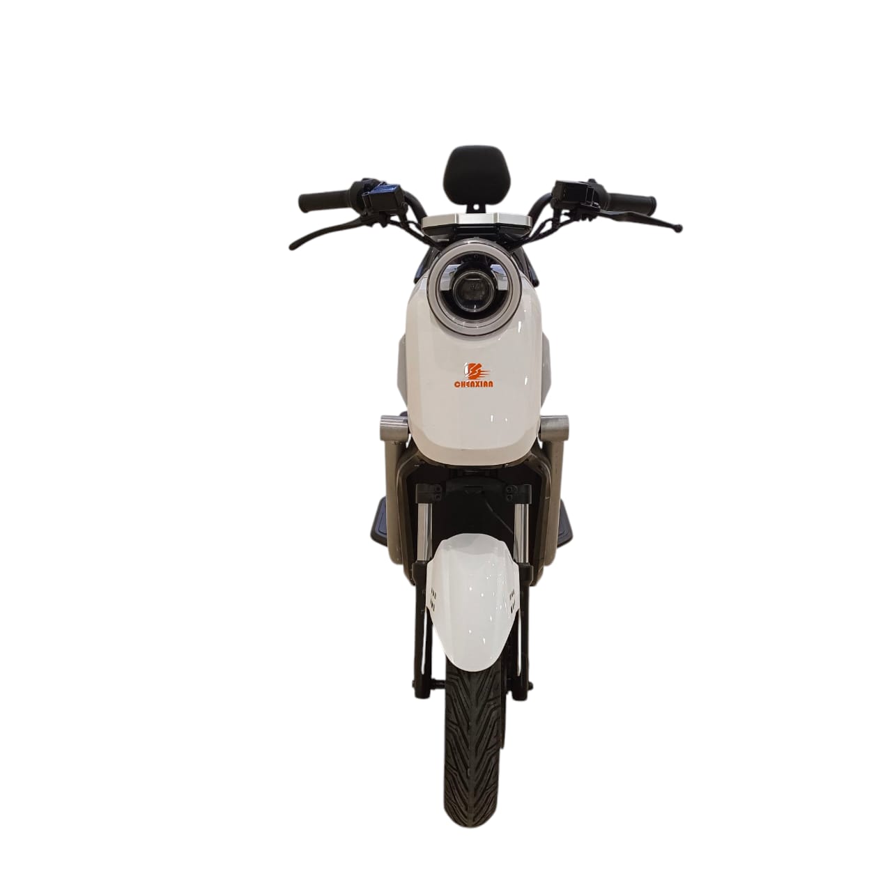 U002A Moped Style Two Seater E-Bike front view