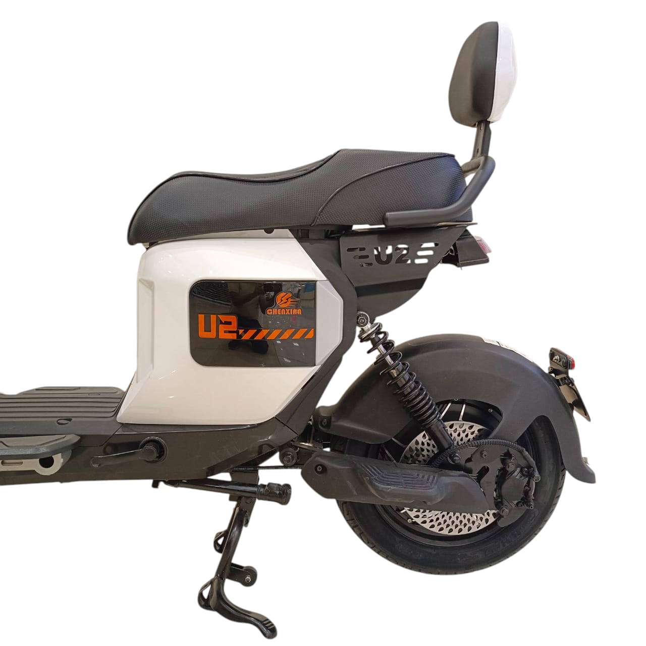 U002A E-Bike rear suspension and seat