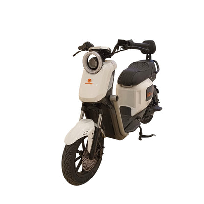 U002A Moped Style Two Seater E-Bike front angle view