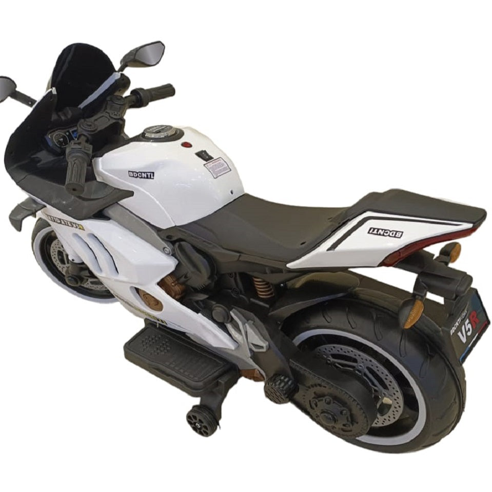 V5R Baby Electric Motor Bike-White