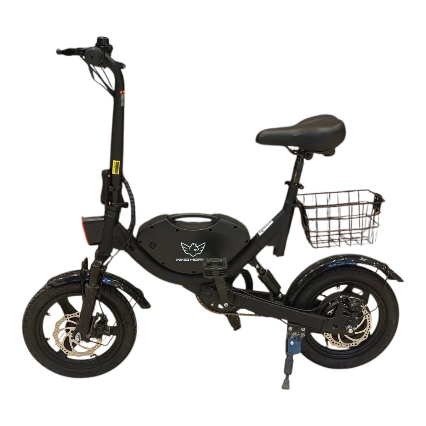 WindHorse W3 500W pedal assist E-Bike with detachable rear storage basket