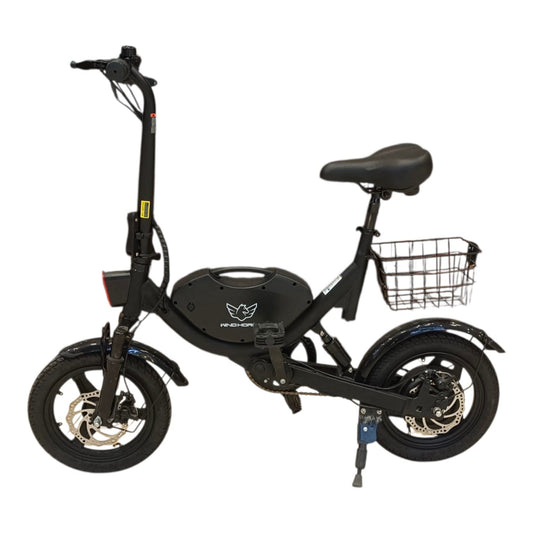 WindHorse W3 500W pedal assist E-Bike with detachable rear storage basket