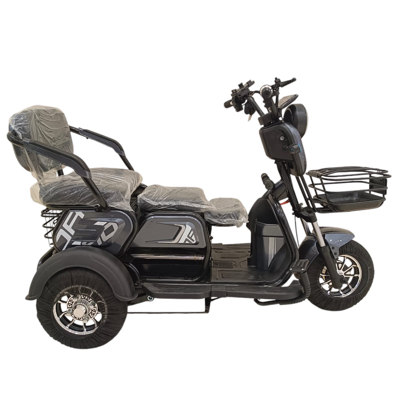 Gigilhub W7 Three Wheel E-Bike Gray