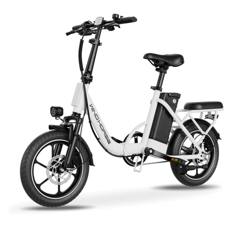 WindHorse W2B Pedal Assisted Two Seater Foldable Electric Bike with Detachable Battery