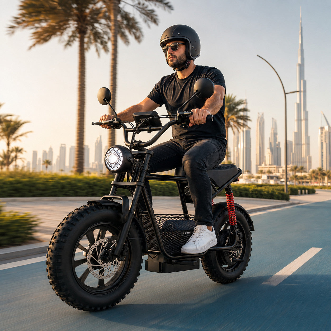 WindHorse D1 fat tire electric bike for comfortable urban riding