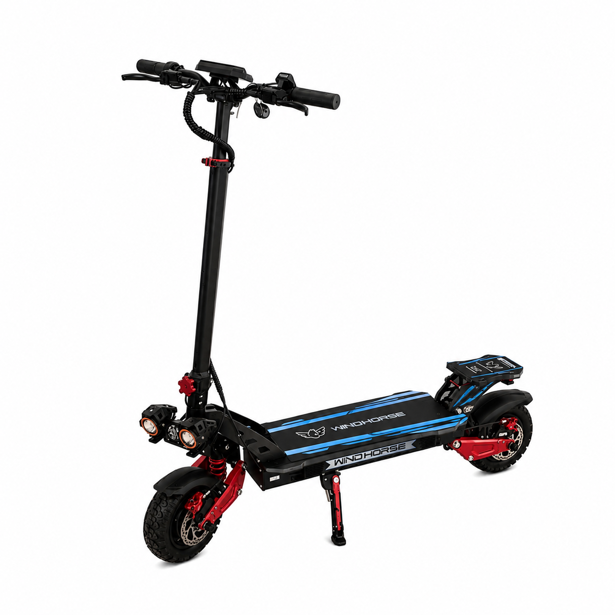 WindHorse H8 Dual Motor Multi-Terrain Adventure E-Scooter Front View