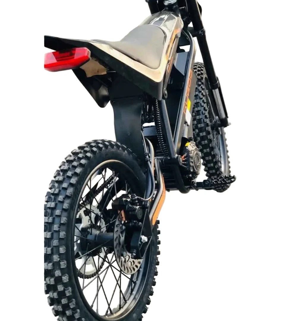 Kugoo Wish 02 Pro rear off-road tyre with disc brake and tail light