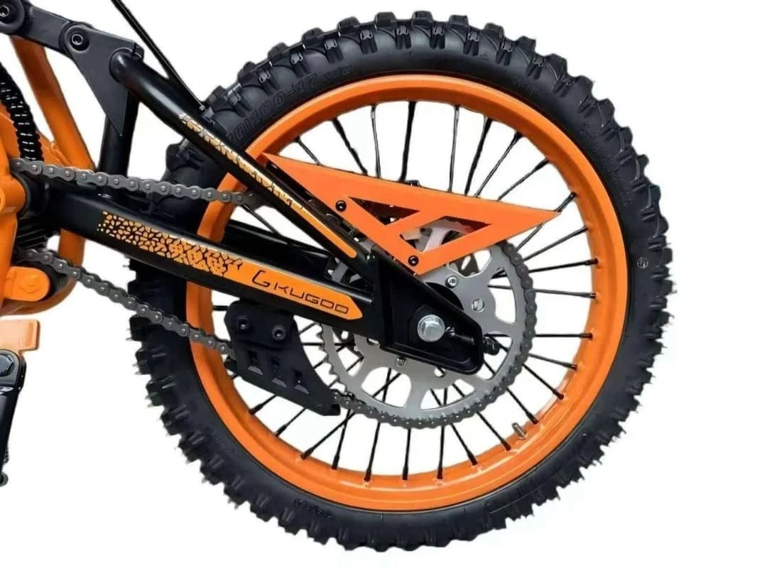 Kugoo Wish 02 Pro rear 17-inch off-road wheel with chain drive and disc brake