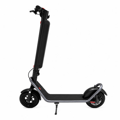 Crony X11 MAX electric scooter side view with 10-inch tires and removable battery
