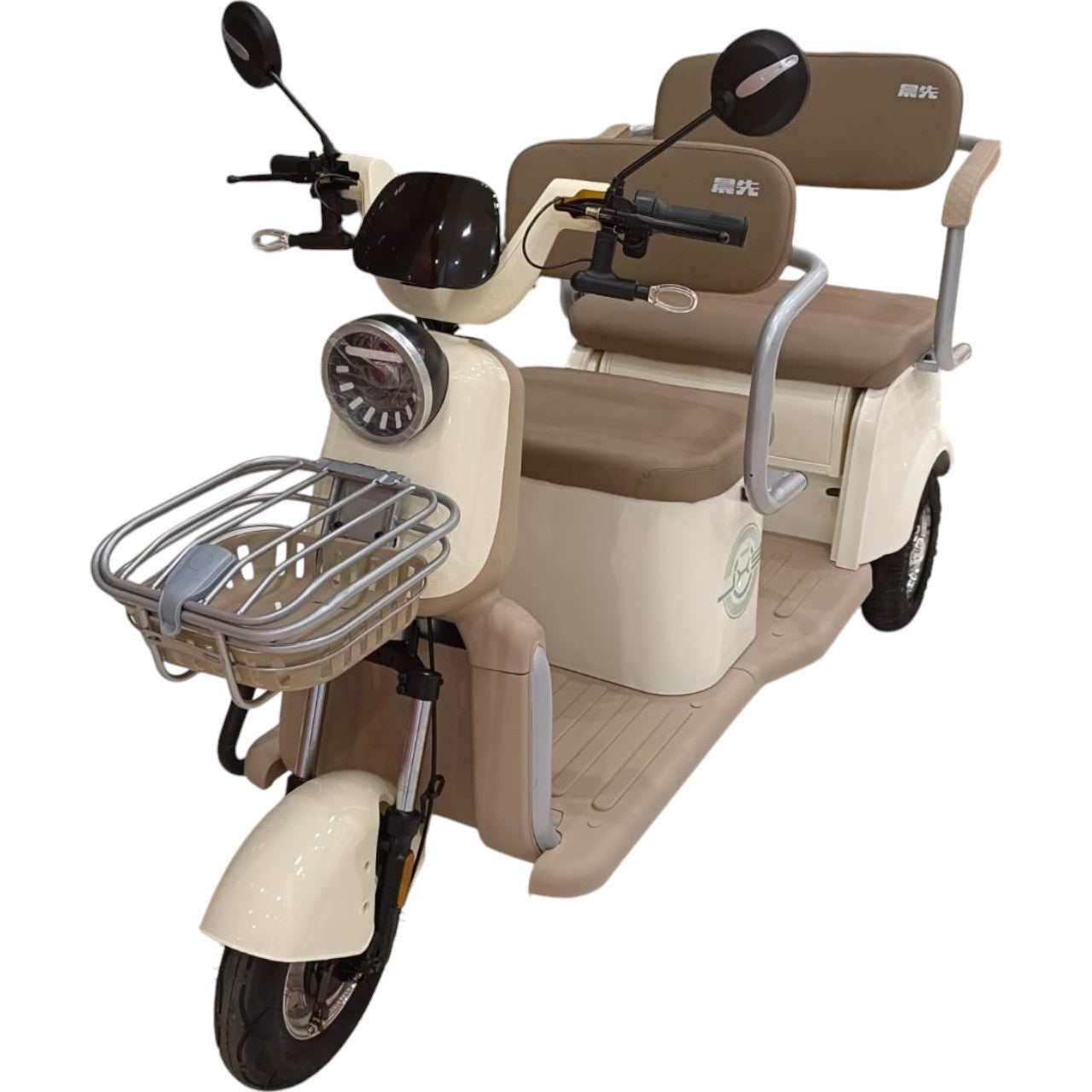 F7 Tri-Wheel Three Seater Panda Style Electric Golf Cart-GIGILHUB