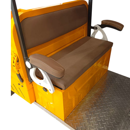 Side view of driver and assistant seat with arm rest