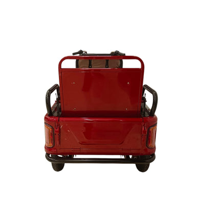 Rear view showing spacious cargo compartment and rear lighting.