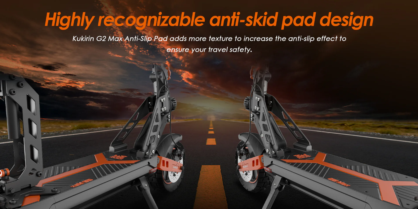 Kugoo G2 Max High Power E-Scooter With Long Mileage | Max Speed 55 Km/h | One Year Warranty for Motor & Battery |