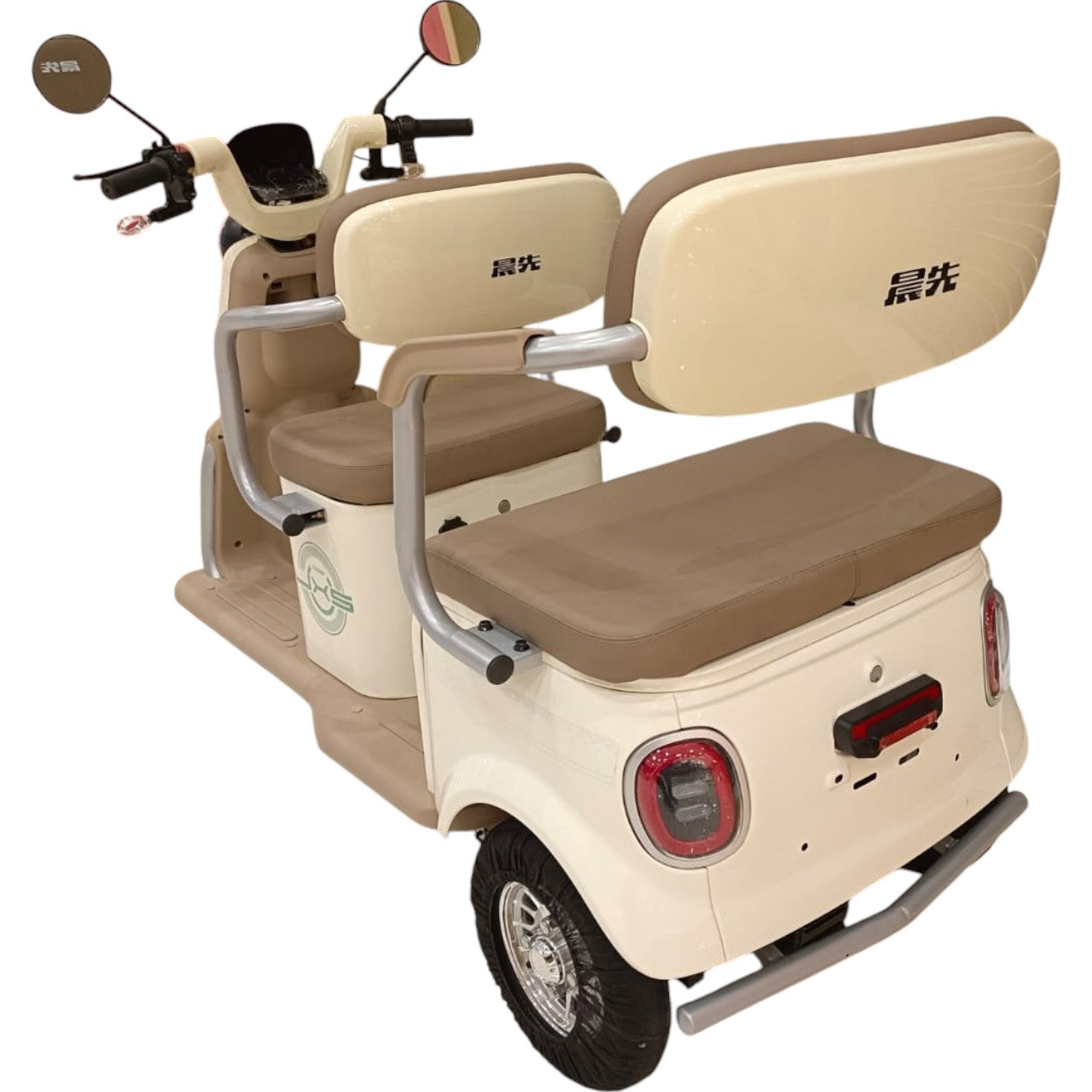 F7 Tri-Wheel Three Seater Panda Style Electric Golf Cart-GIGILHUB